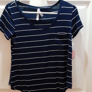 Navy blue top